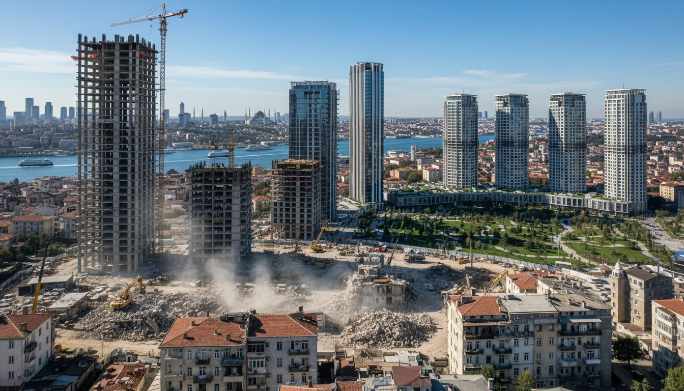 Illustration for blog section about: kentsel dönüşüm İstanbul, kentsel dönüşüm projeleri İstanbul, k