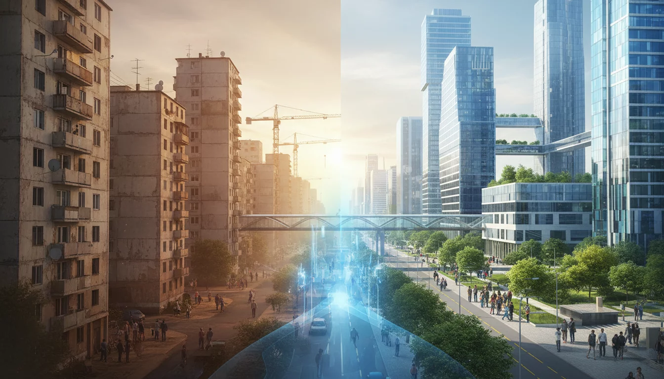 Illustration for blog section about: kentsel dönüşüm nedir, image 2