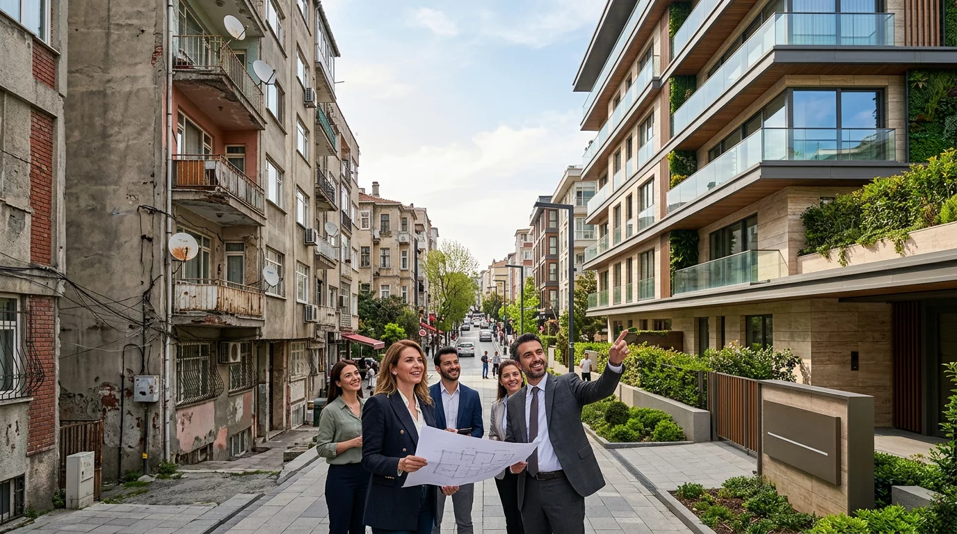 Illustration for blog section about: Eski binanızı kentsel dönüşüm ile değerli bir yatırıma dönüştür