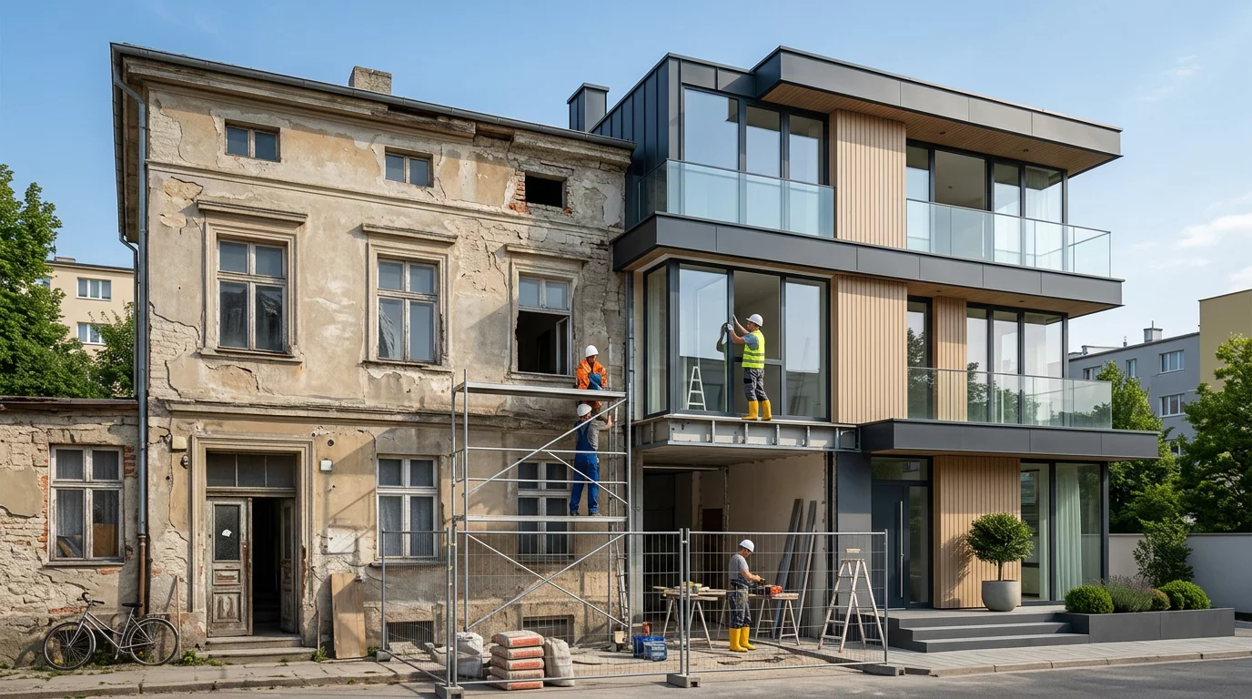 Illustration for blog section about: Eski binanızı kentsel dönüşüm ile değerli bir yatırıma dönüştür