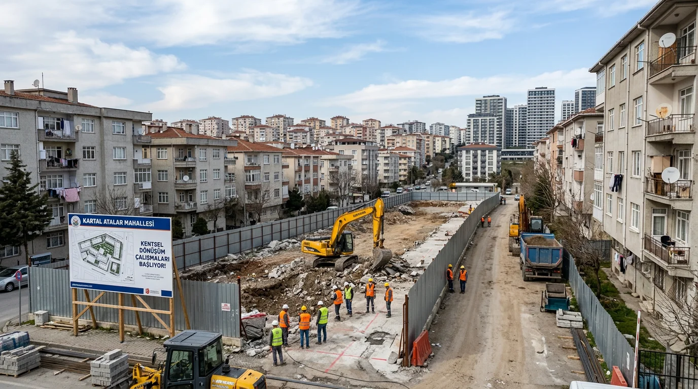 11. Atalar Mahallesi’nde Dönüşüm Sonrası Altyapı ve Sosyal Donatı Alanları