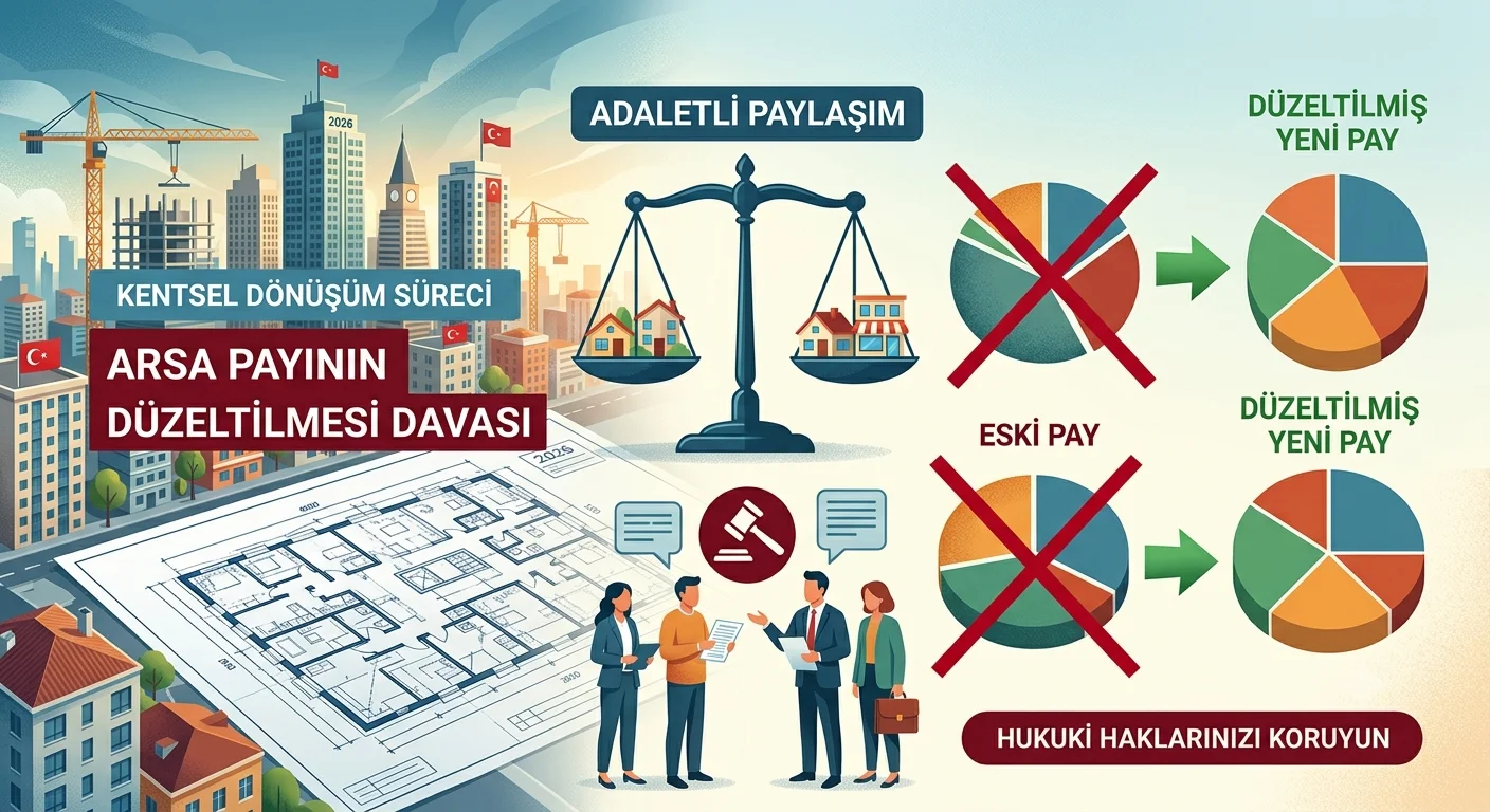 Kentsel Dönüşümde Hak Kayıplarını Önleyen Hukuki Kalkan: Arsa Payı Düzeltilmesi Davası